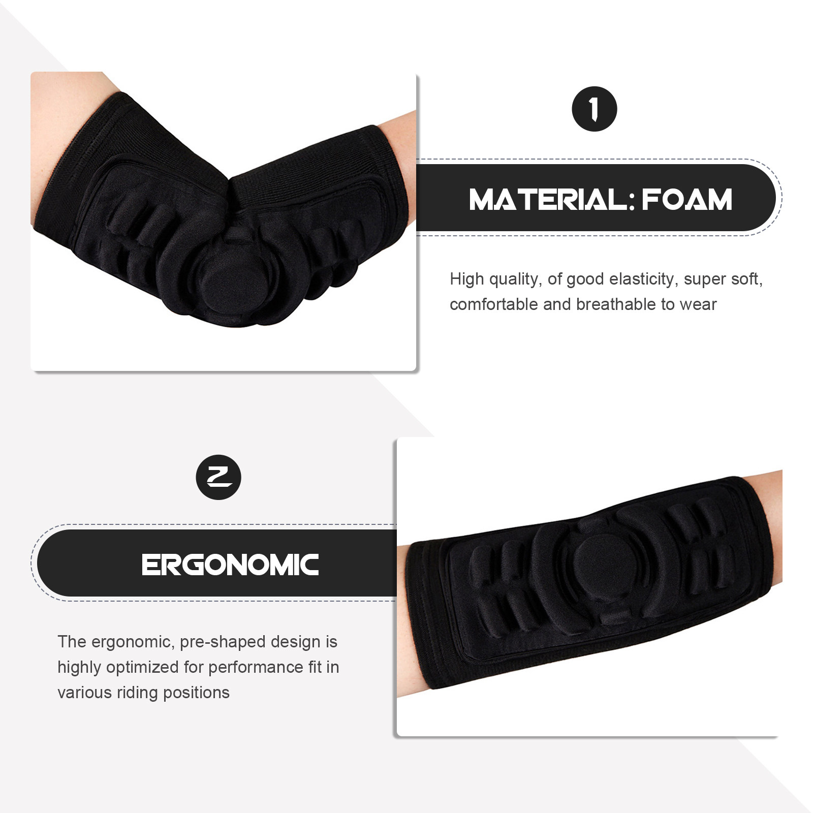 Elbow Pads Guard for Mountain  - Mountain Biking Elbow Pads 评论和价格