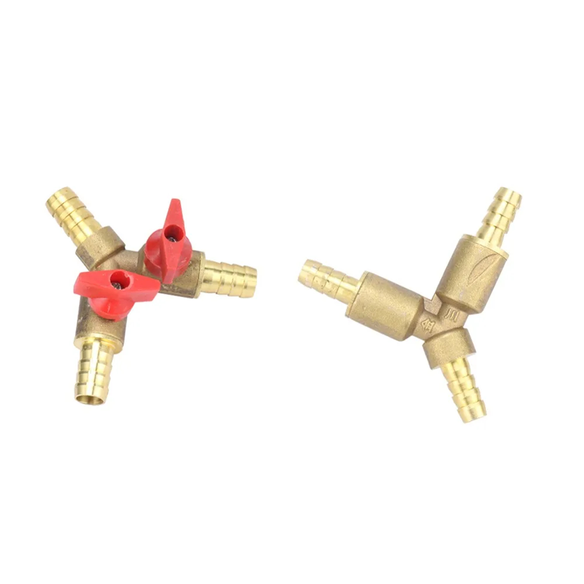 8mm 10mm Barbed 3-Way Brass Ba - Spoke Nipple Brass 评论和价格