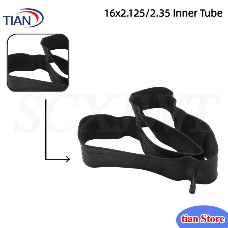 Butyl rubber inner tube 16x2.1 - Mountain Biking Tube 评论和价格