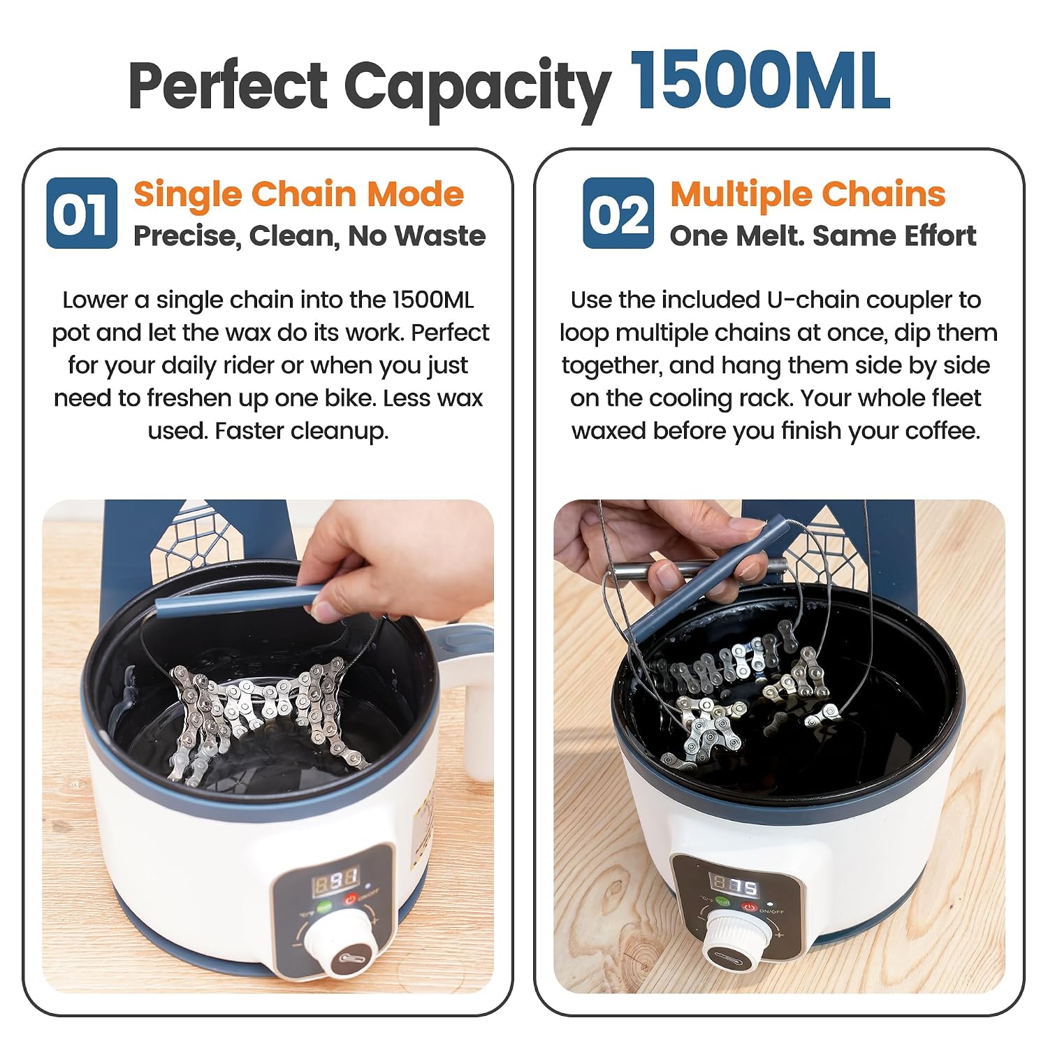 Bicycle Chain Wax Melting Pot  - Chain Quick Link 评论和价格
