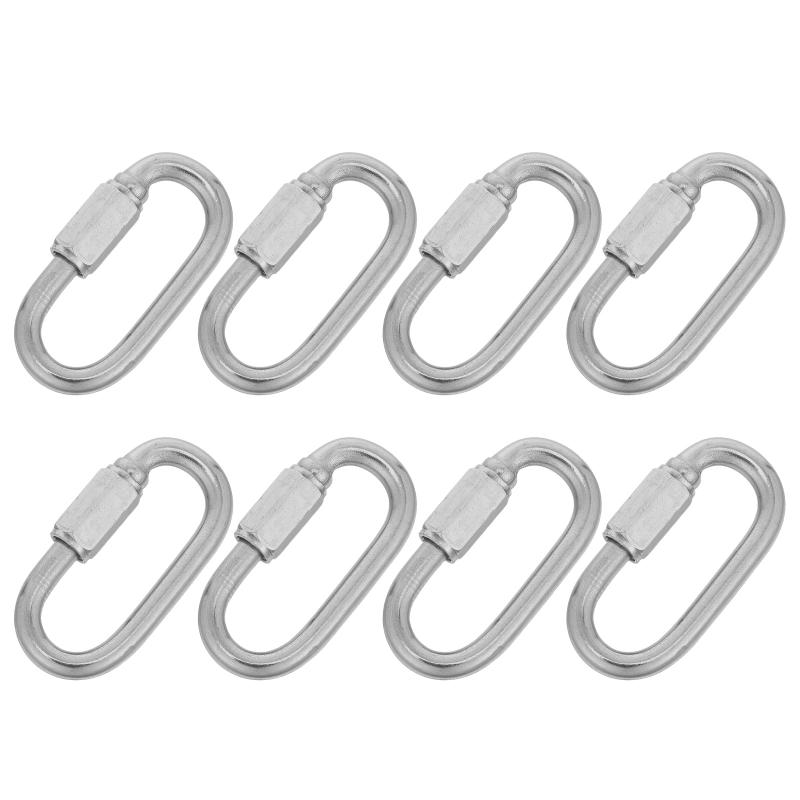 8Pcs Stainless Steel Locking C - Chain Quick Link 评论和价格